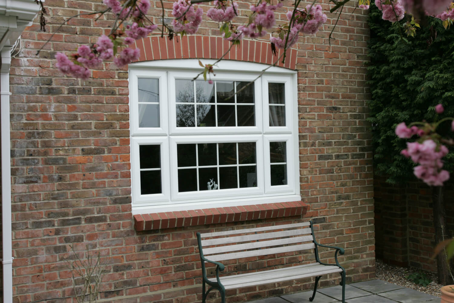 Eurologik Chamfered white upvc windows