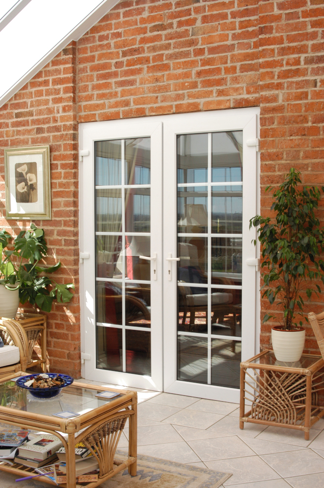 eurocell white upvc french doors