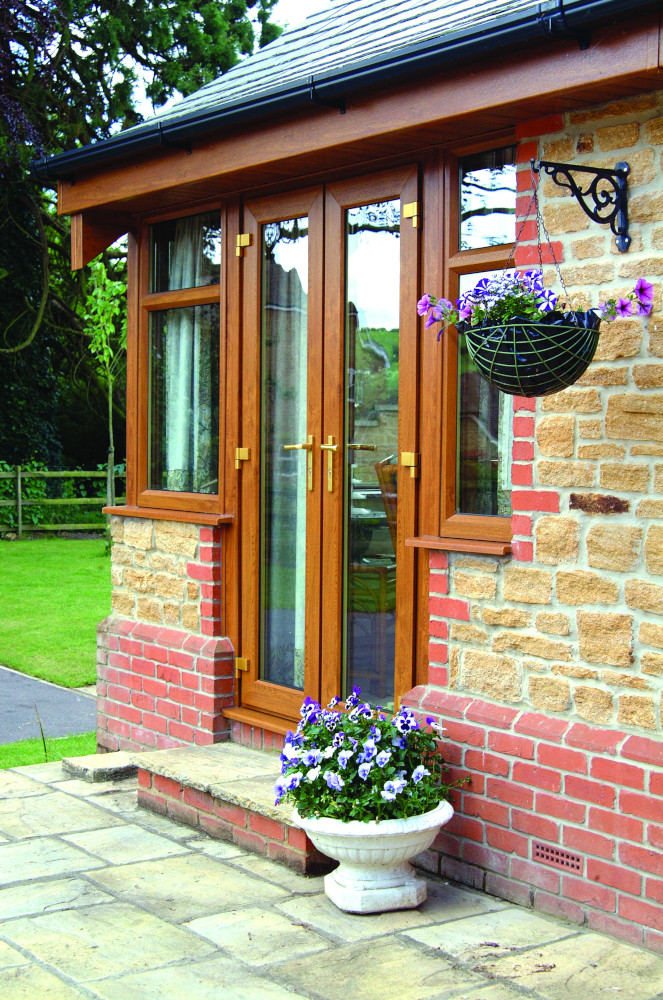 eurocell wood effect french doors