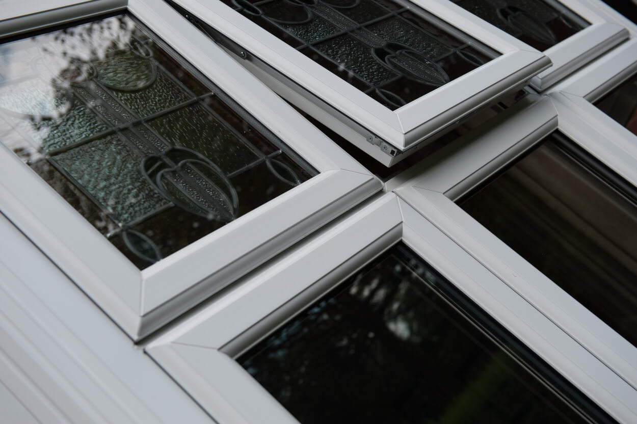 liniar casement window close up