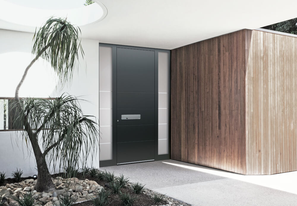 Pirnar black entrance door